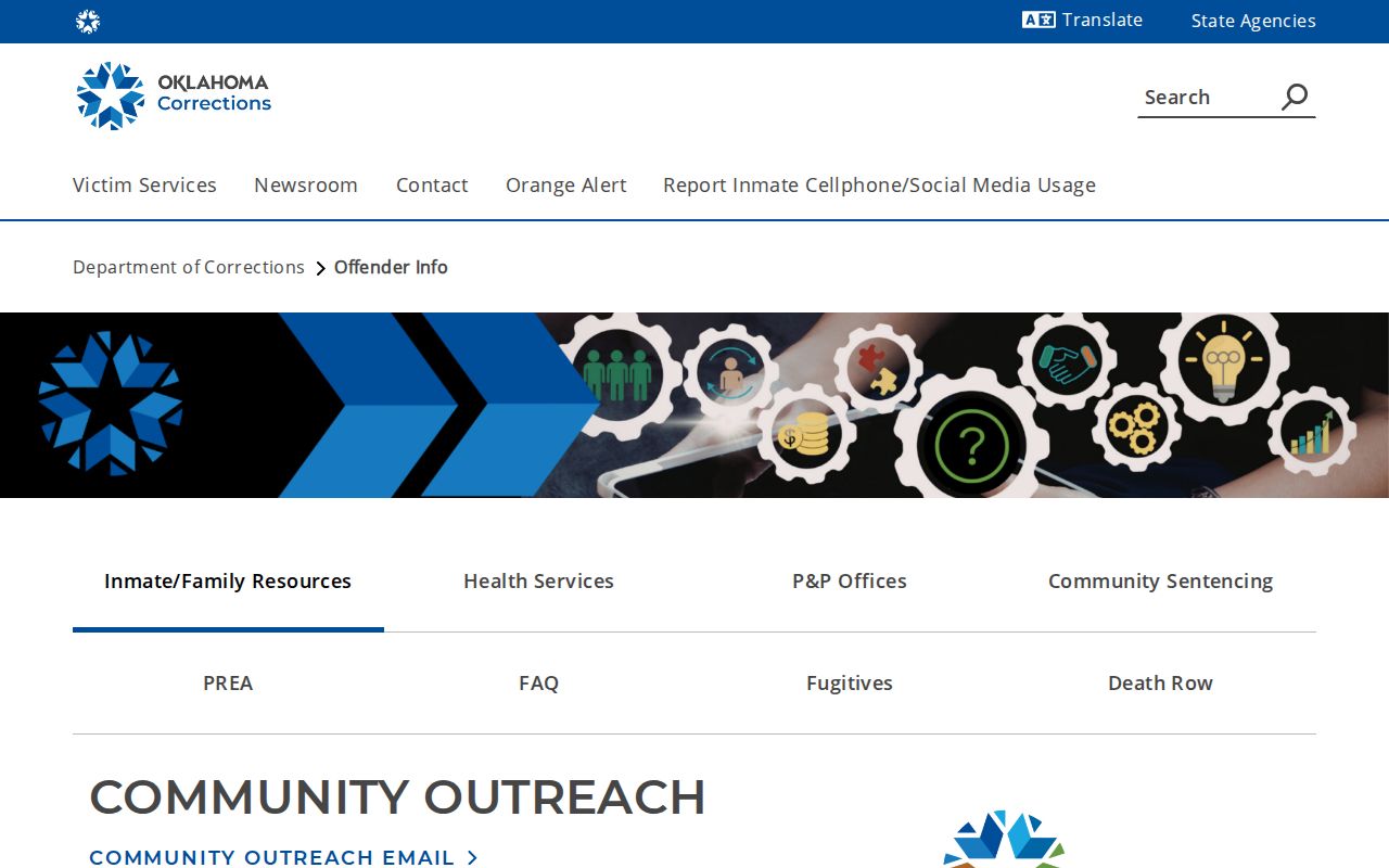 ODOC tentative release date guidance for Harper County records
